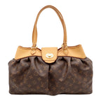 Louis Vuitton Monogram Boetie MM Tote Bag Shoulder Turnlock