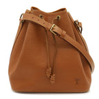 Louis Vuitton Epi Petit Noe Shoulder Bag Cipango Gold Brown