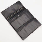 Hermes Bearn Dupri Wallet Trifold Box Calf Leather Black Silver — view 5