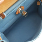 Hermes Herbag Zip PM 2-Way Shoulder Bag Toile Officier Blue — view 8