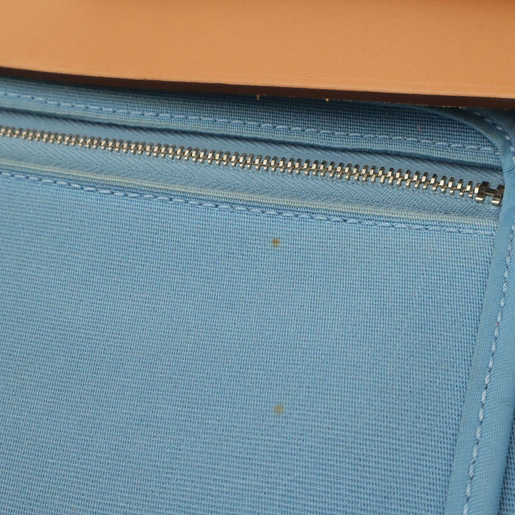 Hermes Herbag Zip PM 2-Way Shoulder Bag Toile Officier Blue — view 4