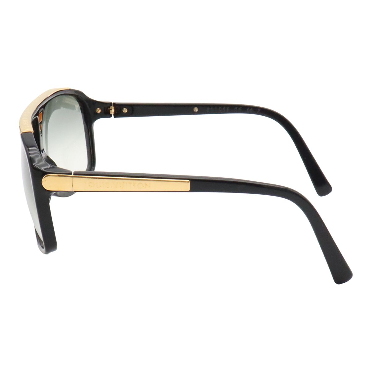 Louis Vuitton Evidance Sunglasses Eyewear Smoke Gradient Black Gold — view 2