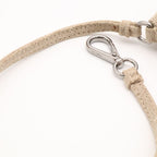 Prada Logo Pouch Party Mini Bag Jute Beige Silver — view 4