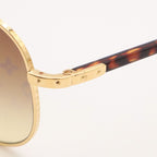 Louis Vuitton Sunglasses Conspiration Pilot Teardrop Brown Gradation Marble — view 5