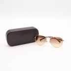 Louis Vuitton Sunglasses Conspiration Pilot Teardrop Brown Gradation Marble — view 7