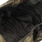 Prada Triangle Logo Tote Bag Shoulder Camouflage Pattern Nylon Leather Mimetico — view 8