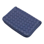 Bottega Veneta Intrecciato Wallet Bifold Leather Navy Blue — view 2