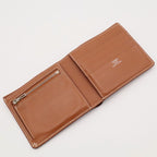 Hermes H Sellier Compact Wallet Bifold Evercolor Leather Gold Brown — view 4