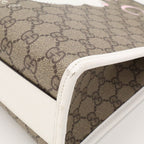 Gucci Children's GG Supreme Naon Jeong Chonna on Collaboration Cat Tote Beige — view 3