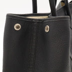 Hermes Garden Party PM Tote Bag Leather Black Silver — view 5