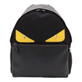 Fendi Bugs Monster Backpack Leather Nylon Black Silver