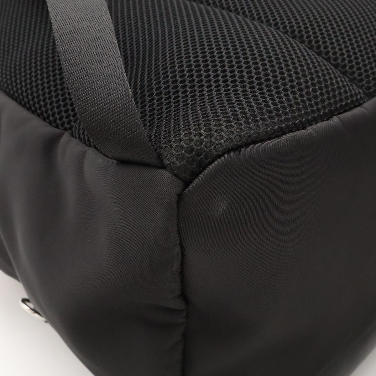 Fendi Bugs Monster Backpack Leather Nylon Black Silver — view 3