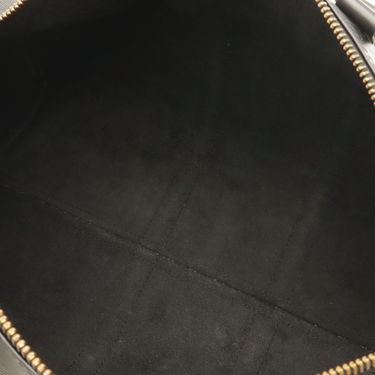Louis Vuitton Purse Leather Noir Black Gold for Epi Keepall 45 Boston Bag — view 7