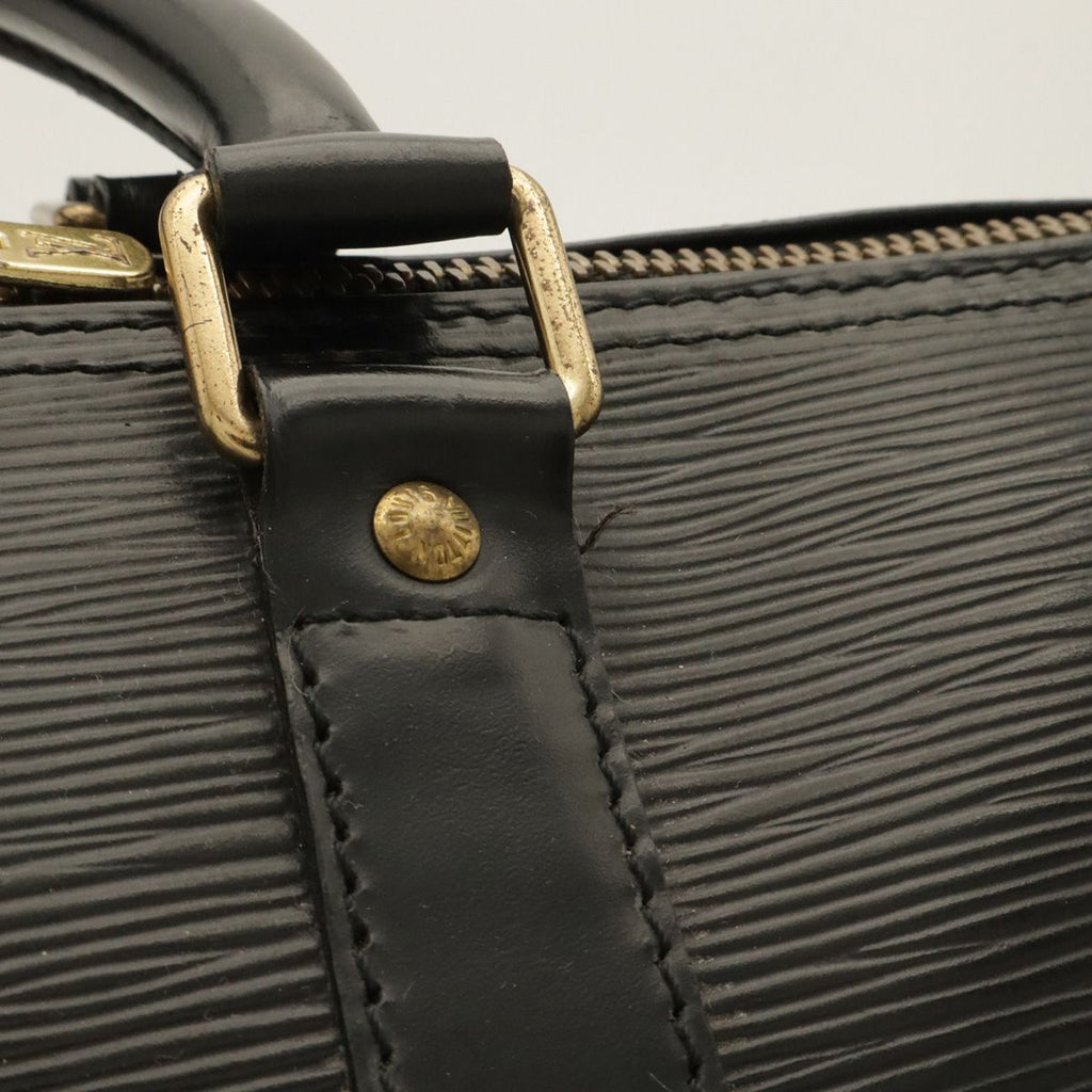 Louis Vuitton Purse Leather Noir Black Gold for Epi Keepall 45 Boston Bag — view 5