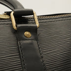Louis Vuitton Purse Leather Noir Black Gold for Epi Keepall 45 Boston Bag — view 5