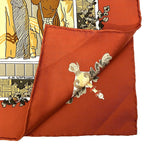 Hermes Carre 90 Deauville Era of Horse Racing Scarf Silk — view 3