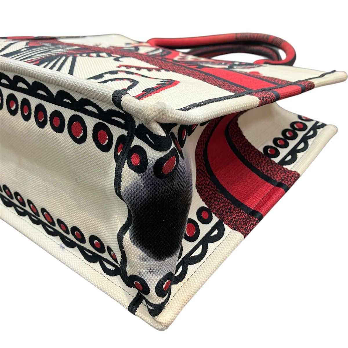 Dior Book Tote Bag God of Love Eros Motif Canvas — view 6