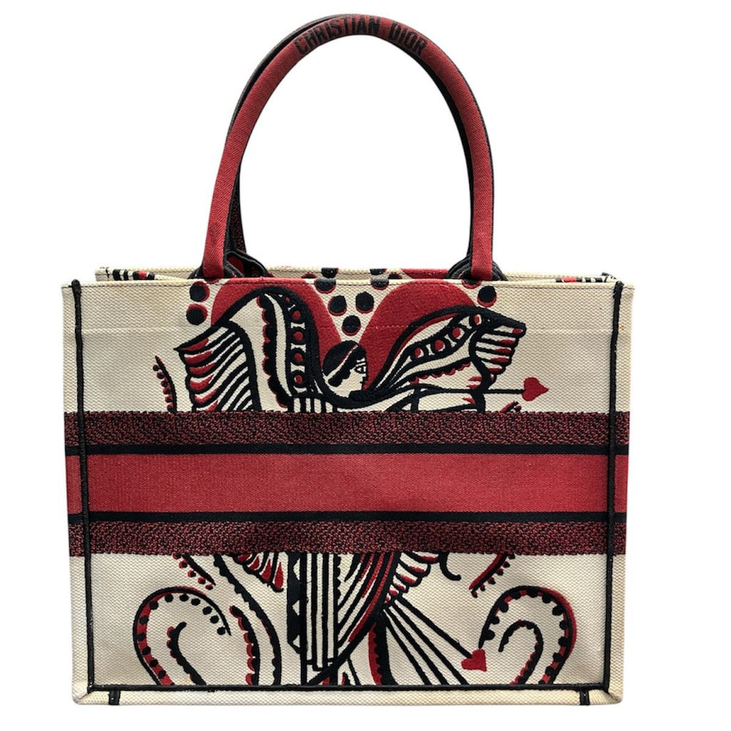 Dior Book Tote Bag God of Love Eros Motif Canvas — view 2