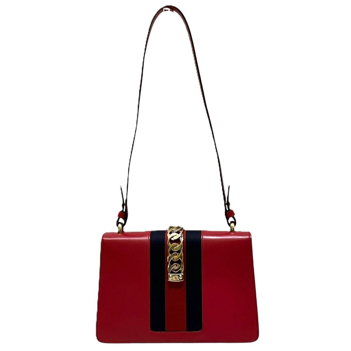 Gucci Sylvie Small Sherry Line Shoulder Bag Leather — view 2