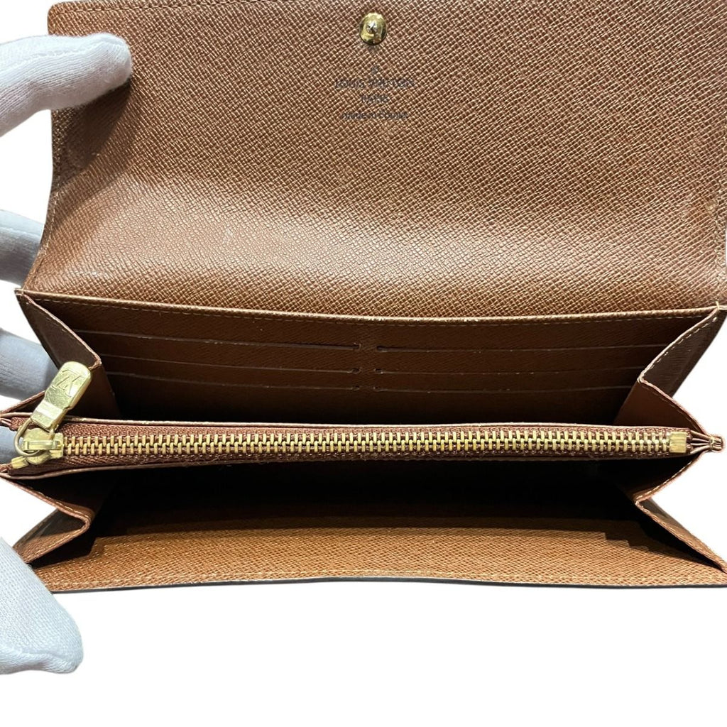Louis Vuitton Portefeuille Sarah Monogram Bifold Wallet Canvas — view 3
