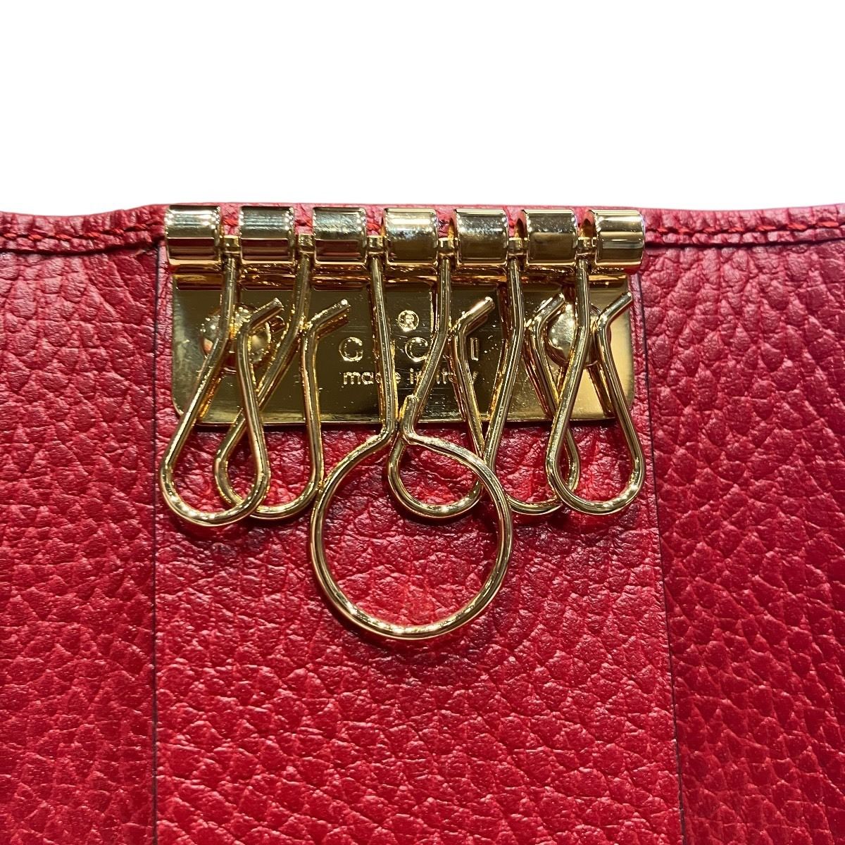 Gucci GG Marmont Key Case Leather Key Holder — view 6