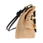 Loewe Ora Bag 2-Way Bag Raffia Beige Gold — view 2