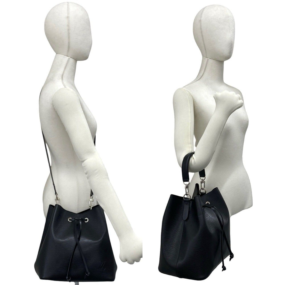 Louis Vuitton Neo Noe MM Epi Leather 2-Way Shoulder Bag Noir Black — view 2