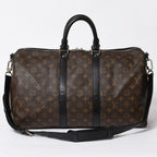 Louis Vuitton Keepall Bandouliere 45 Boston Bag Monogram Macassar Brown