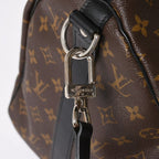 Louis Vuitton Keepall Bandouliere 45 Boston Bag Monogram Macassar Brown — view 5
