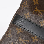 Louis Vuitton Keepall Bandouliere 45 Boston Bag Monogram Macassar Brown — view 8