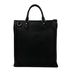 Louis Vuitton Vertical Tote Taiga Leather 2-Way Business Shoulder Bag Noir Black — view 3