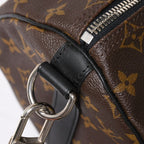 Louis Vuitton Keepall Bandouliere 45 Boston Bag Monogram Macassar Brown — view 7