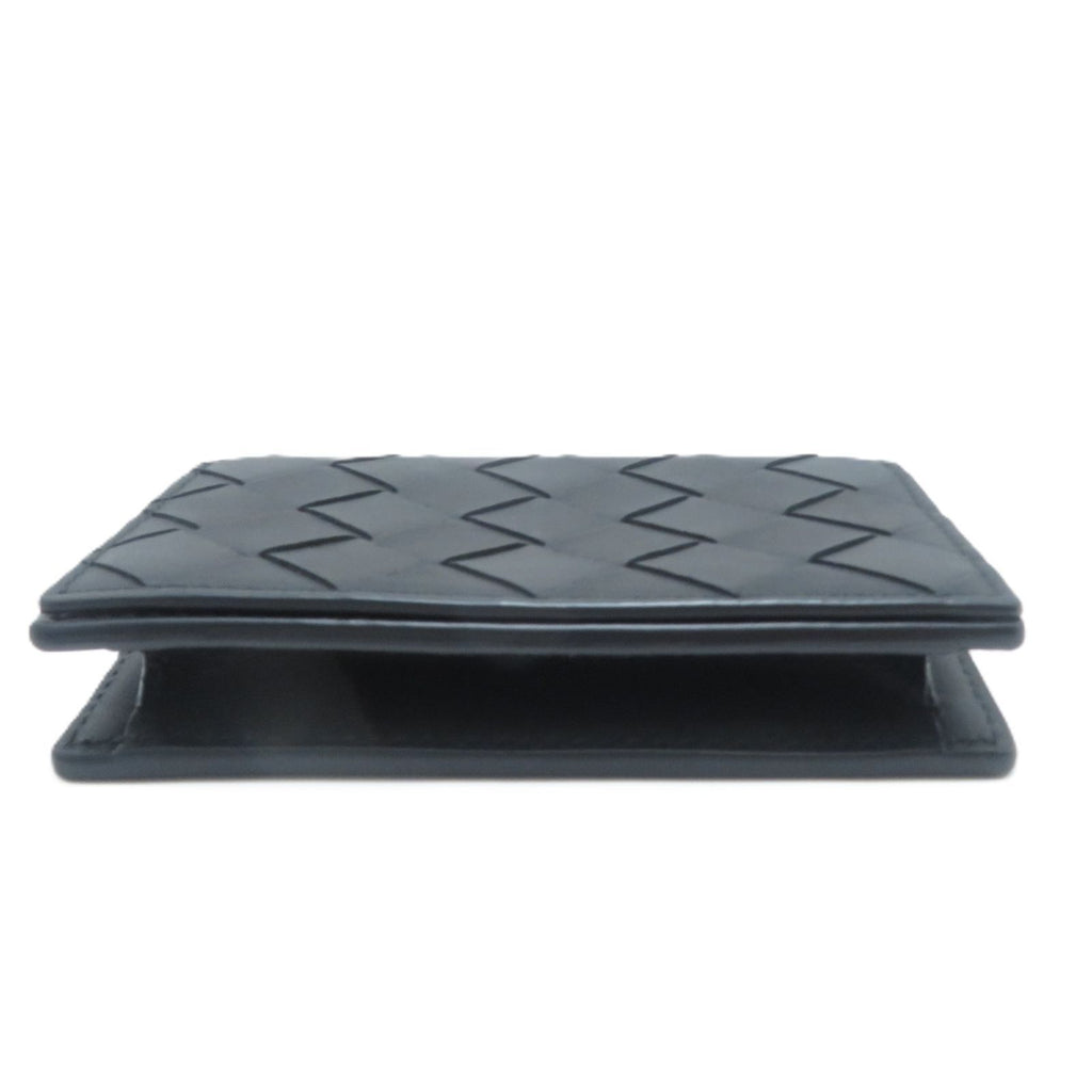 Bottega Veneta Intrecciato Card Case Black Leather — view 2
