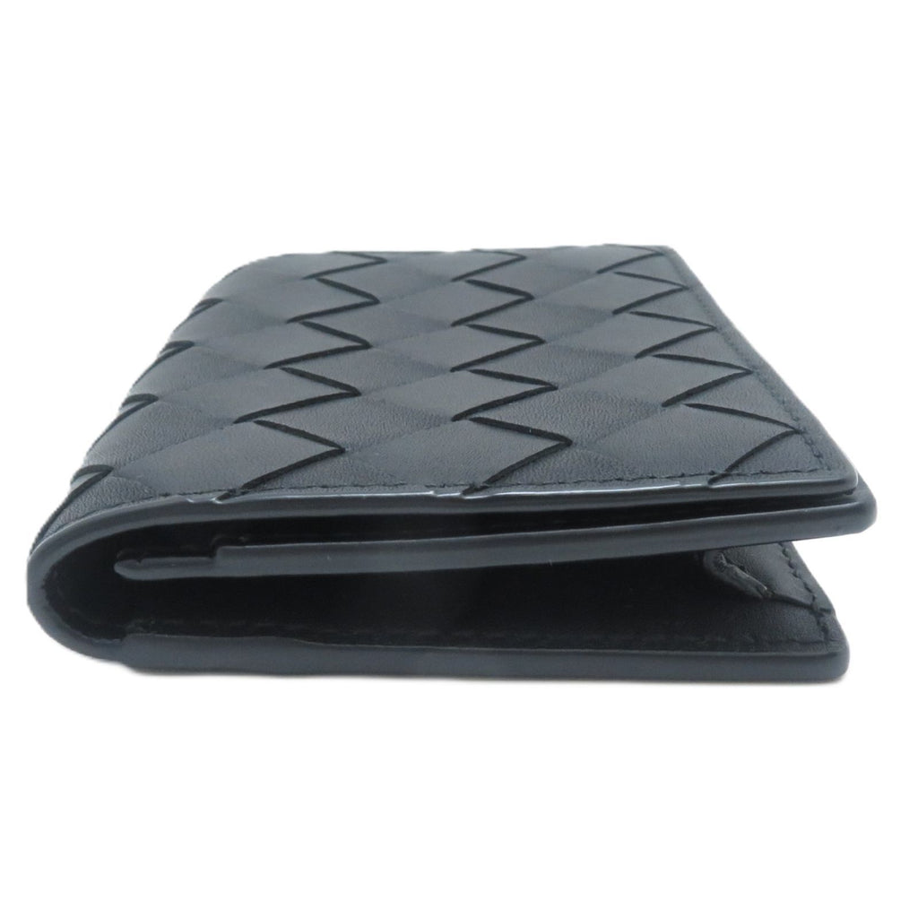 Bottega Veneta Intrecciato Card Case Black Leather — view 3