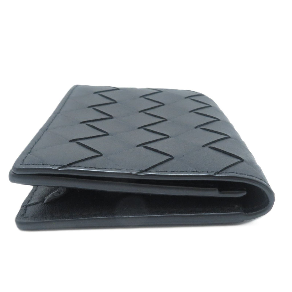 Bottega Veneta Intrecciato Card Case Black Leather — view 4
