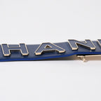 Chanel Pharrell Williams Leather Belt 95/38 CC Logo Navy — view 7