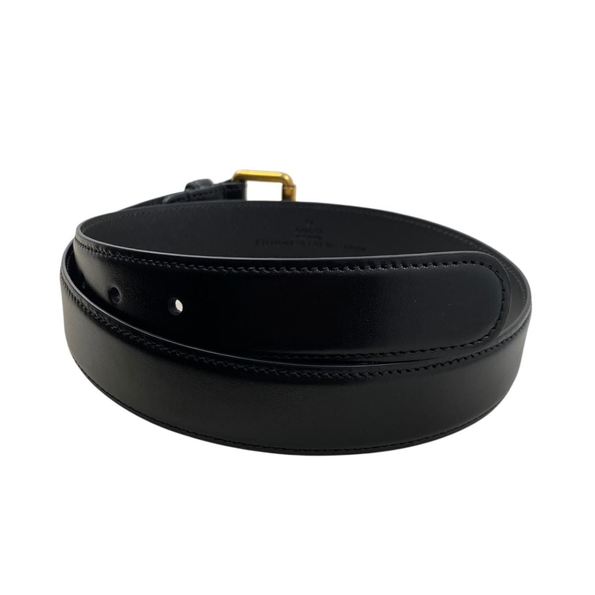 Gucci Belt Leather Black 65 — view 2