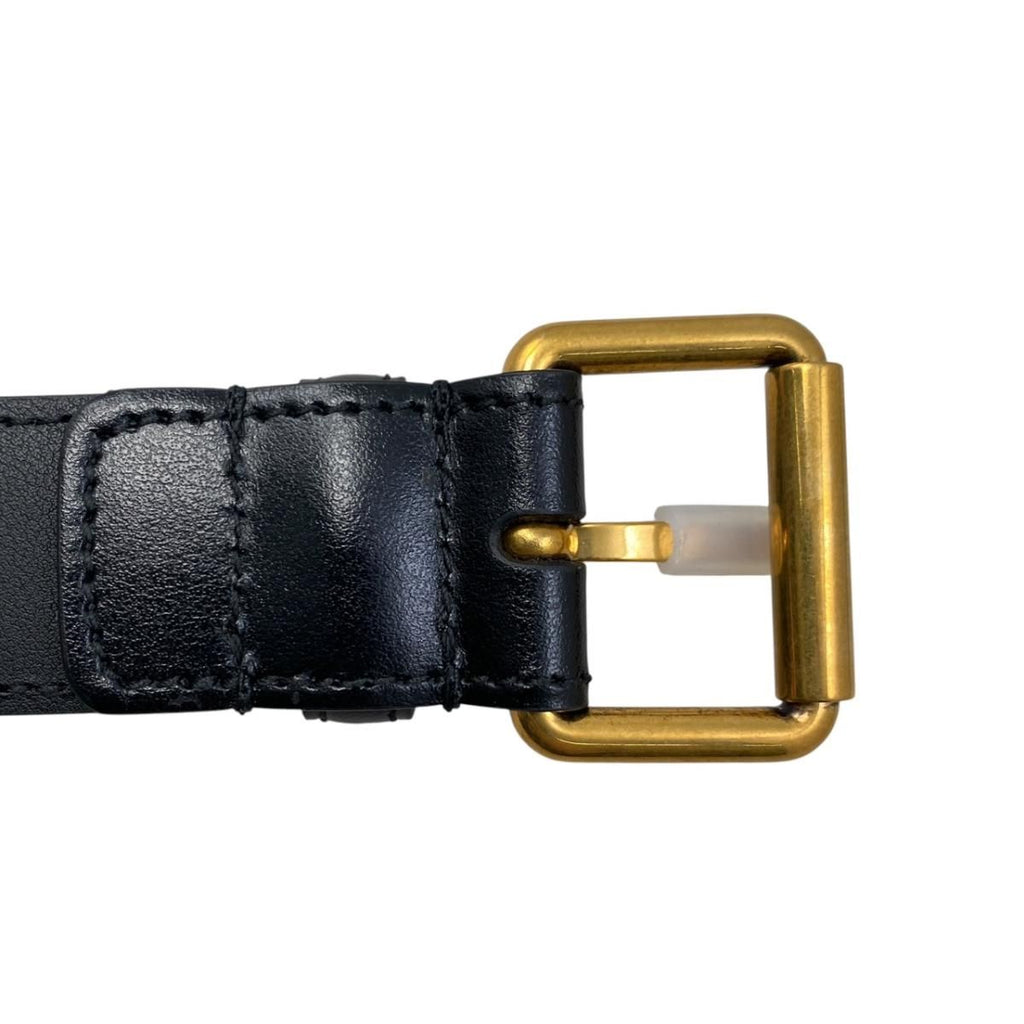 Gucci Belt Leather Black 65 — view 3