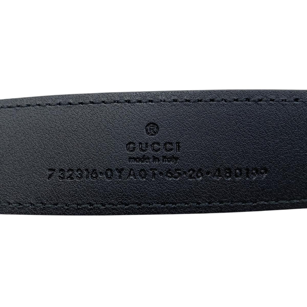 Gucci Belt Leather Black 65 — view 8