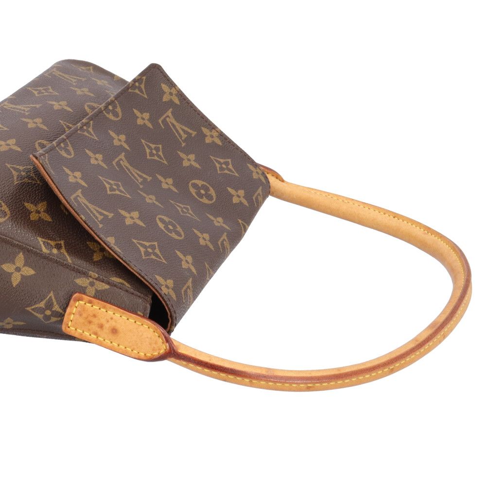 Louis Vuitton Mini Looping Monogram Handbag Canvas Brown — view 8