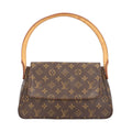 Louis Vuitton Mini Looping Monogram Handbag Canvas Brown