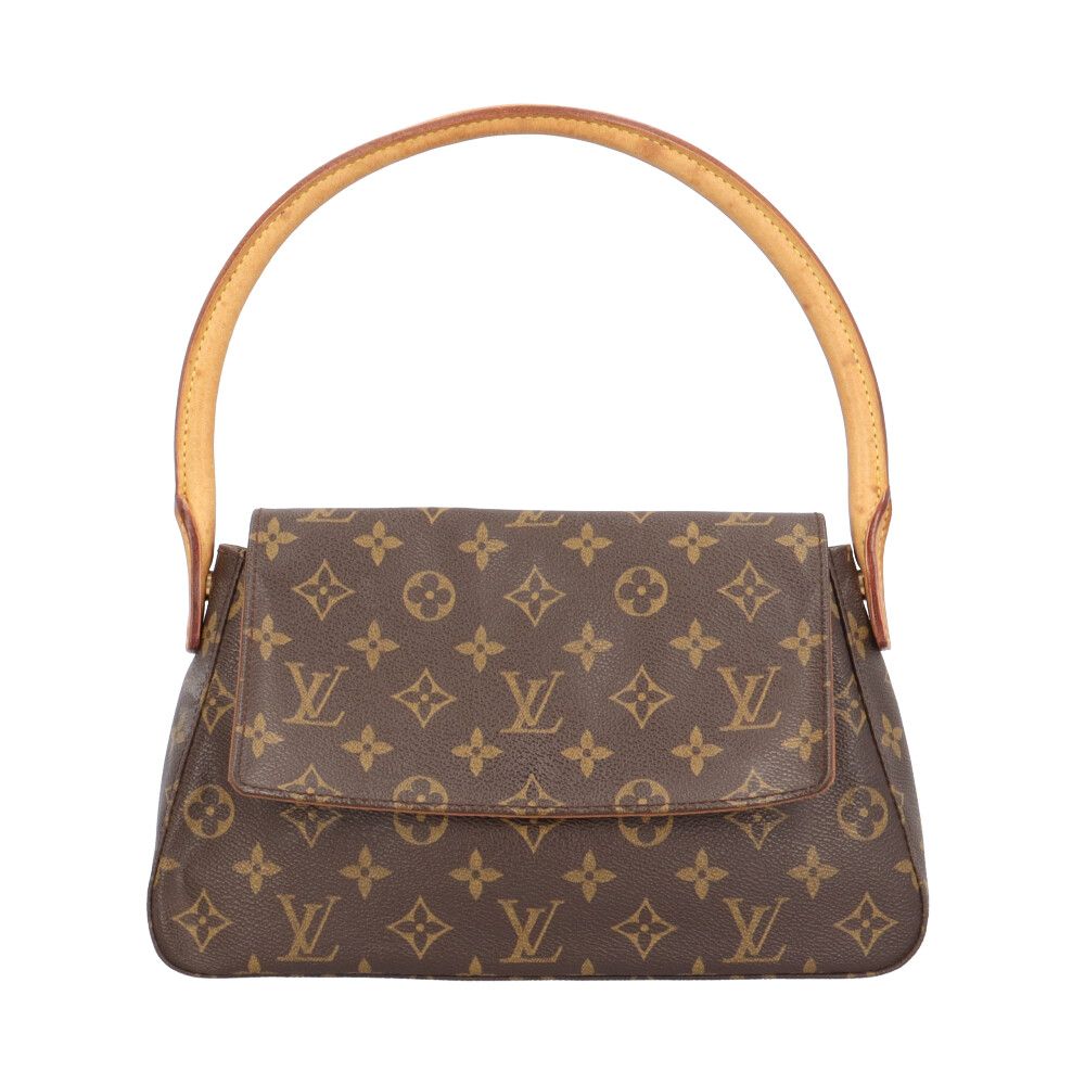 Louis Vuitton Mini Looping Monogram Handbag Canvas Brown