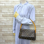 Louis Vuitton Mini Looping Monogram Handbag Canvas Brown — view 2