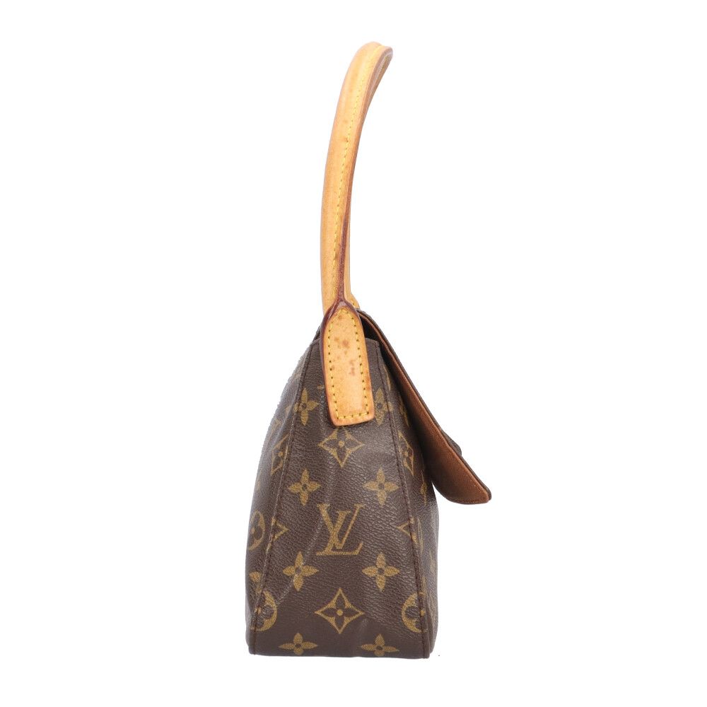 Louis Vuitton Mini Looping Monogram Handbag Canvas Brown — view 4