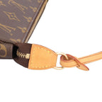 Louis Vuitton Pochette Accessoires Monogram Handbag Canvas Brown — view 7