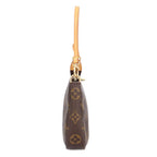 Louis Vuitton Pochette Accessoires Monogram Handbag Canvas Brown — view 4