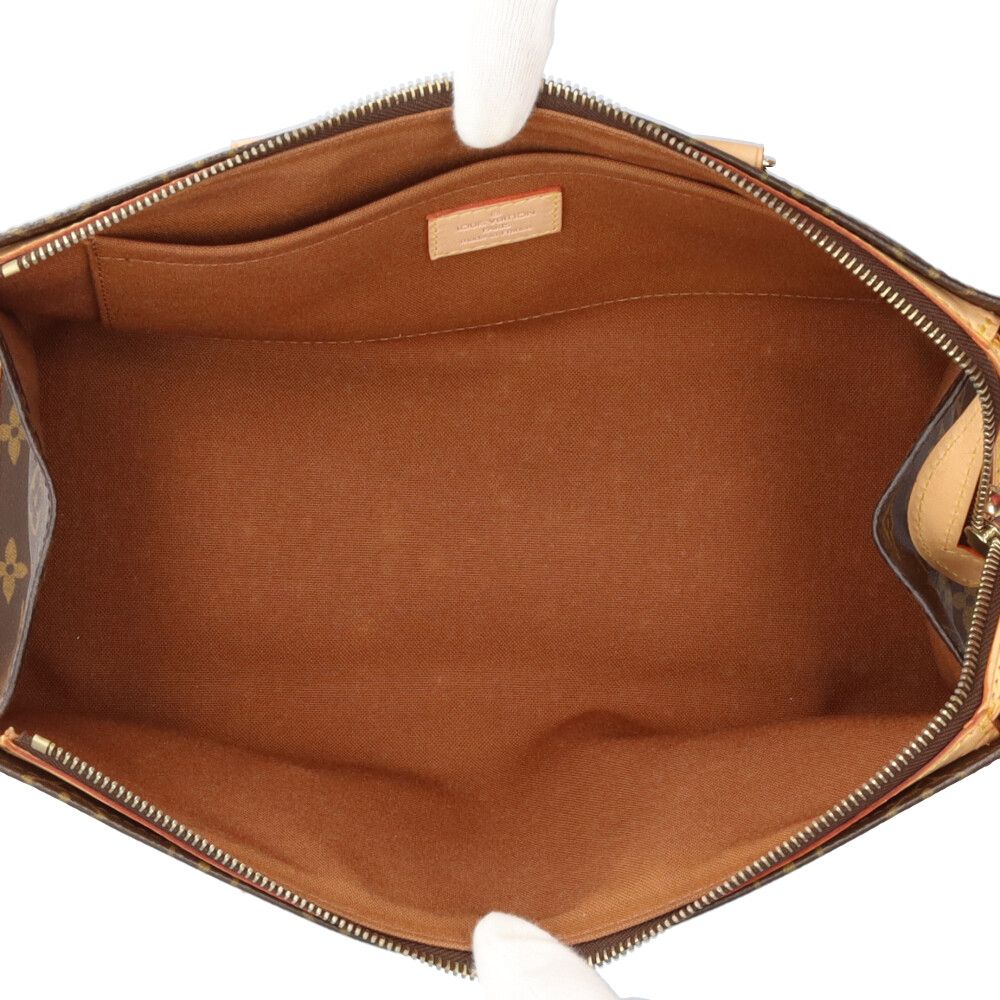Louis Vuitton Popincourt Monogram Handbag Canvas Brown — view 6