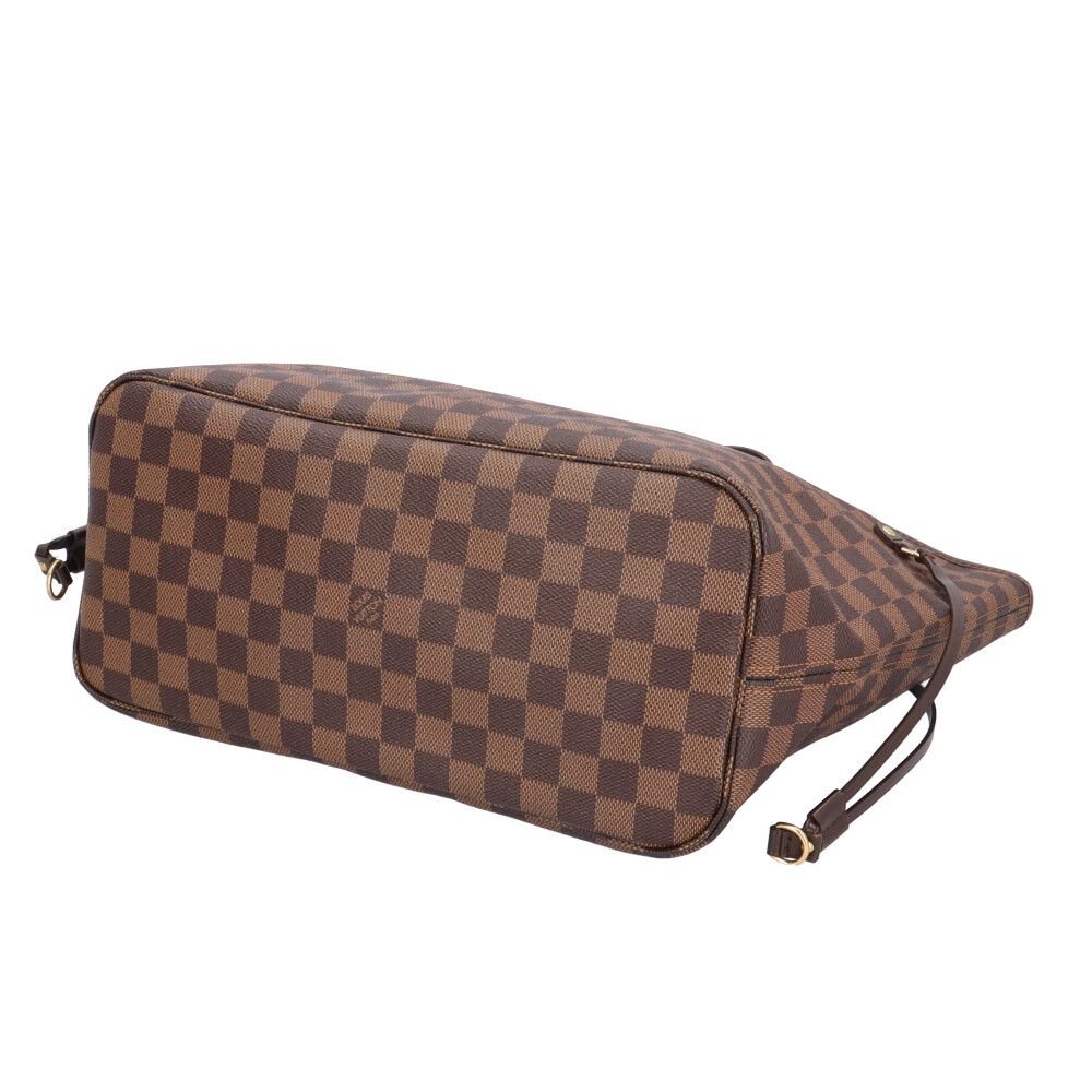 Louis Vuitton Neverfull MM Damier Tote Bag Canvas Brown — view 5