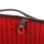 Louis Vuitton Neverfull MM Damier Tote Bag Canvas Brown — view 7