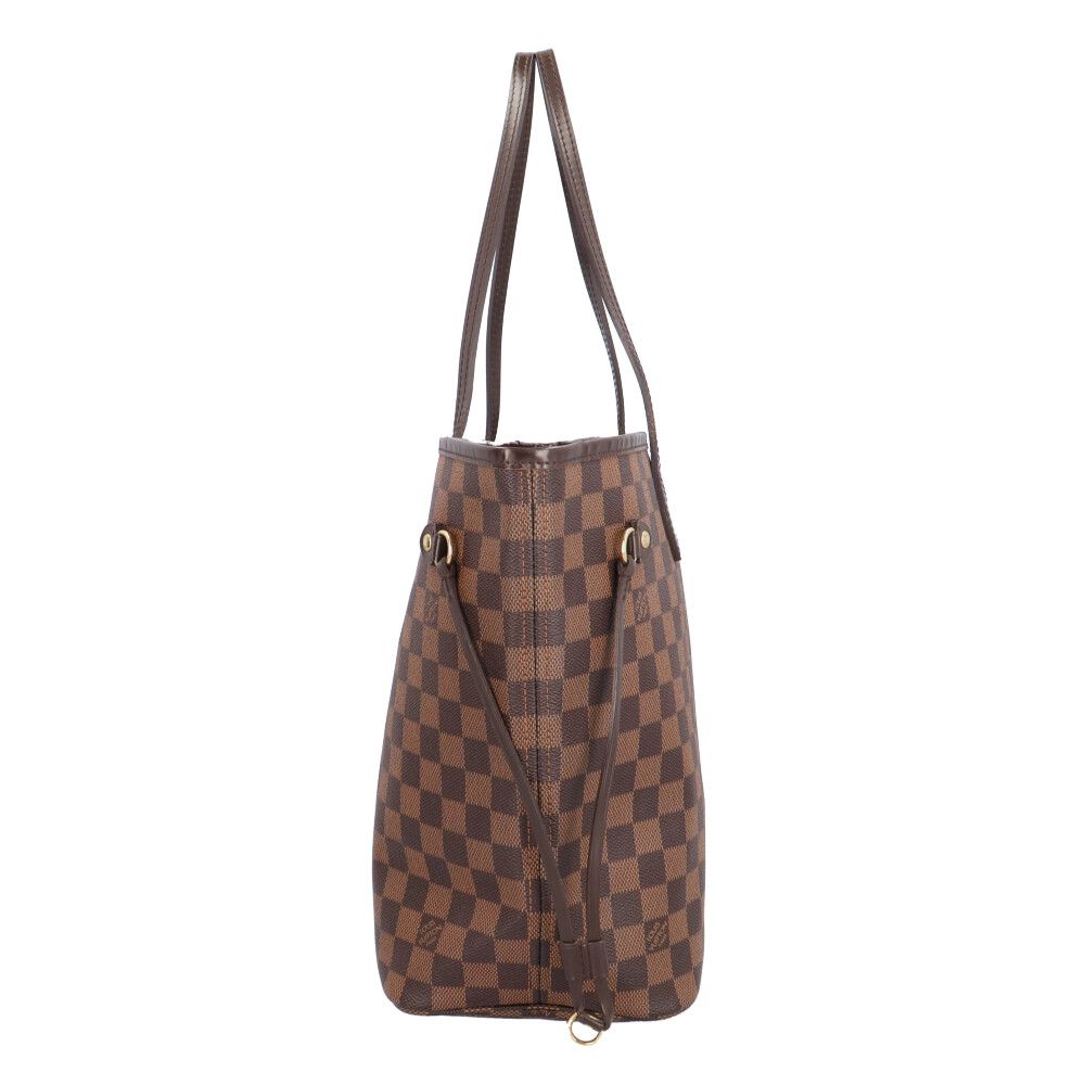 Louis Vuitton Neverfull MM Damier Tote Bag Canvas Brown — view 4